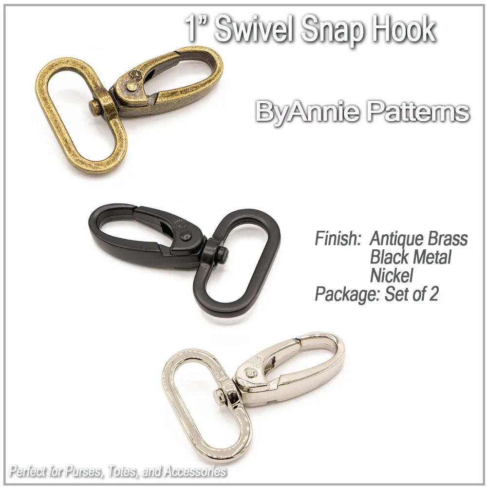 1" Swivel Snap Hook (Set of Two)