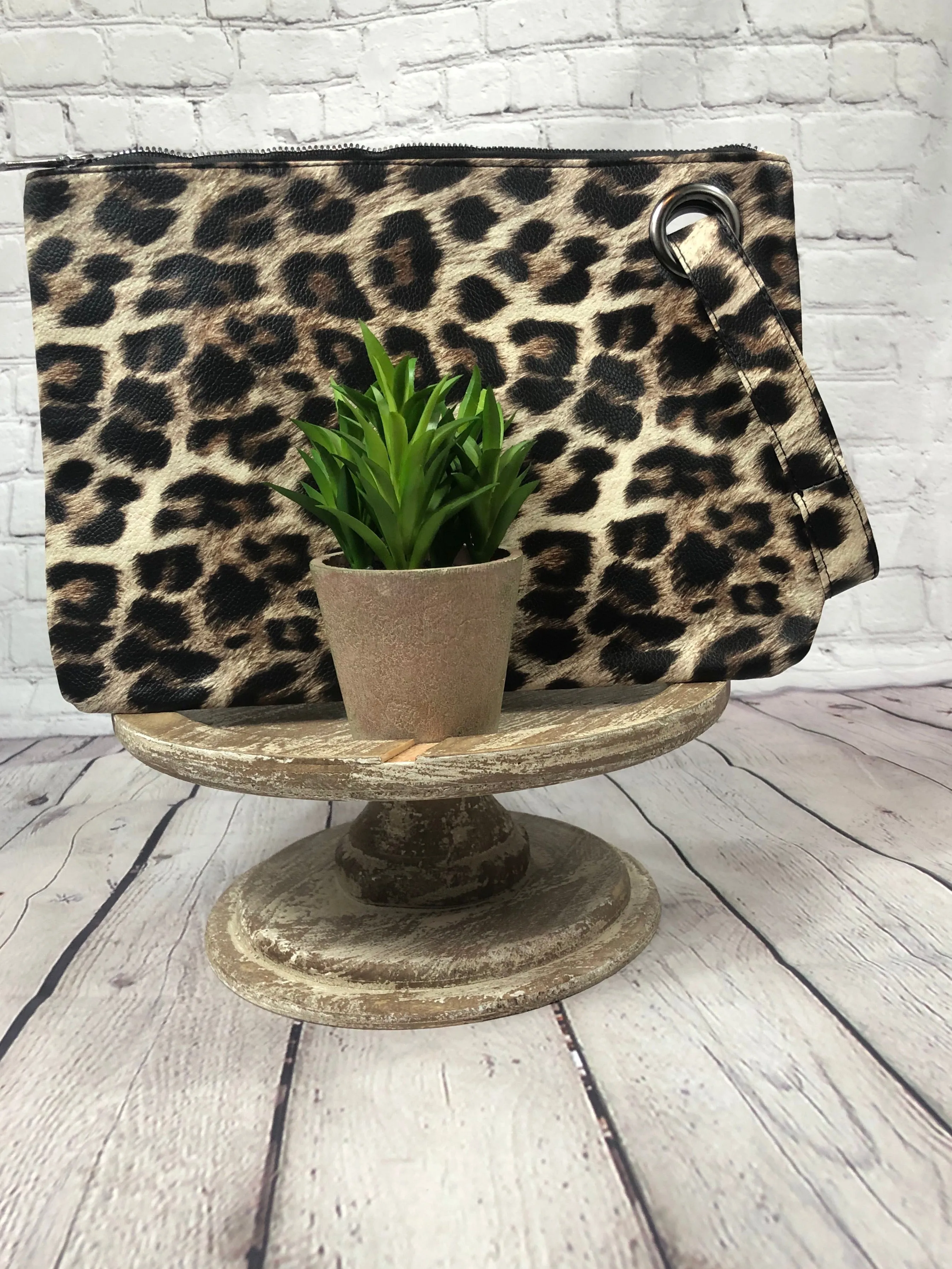 Animal Print Clutch Purse