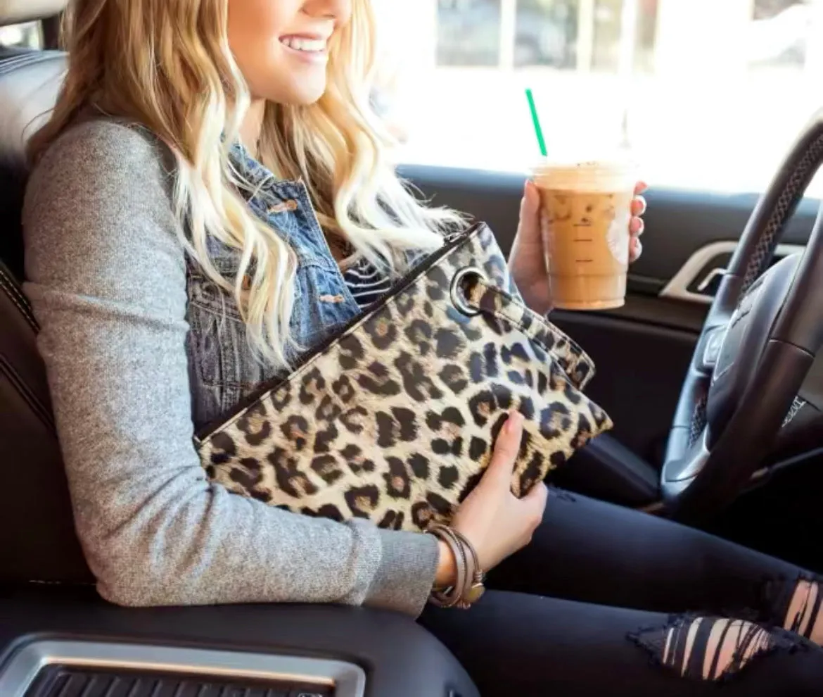 Animal Print Clutch Purse