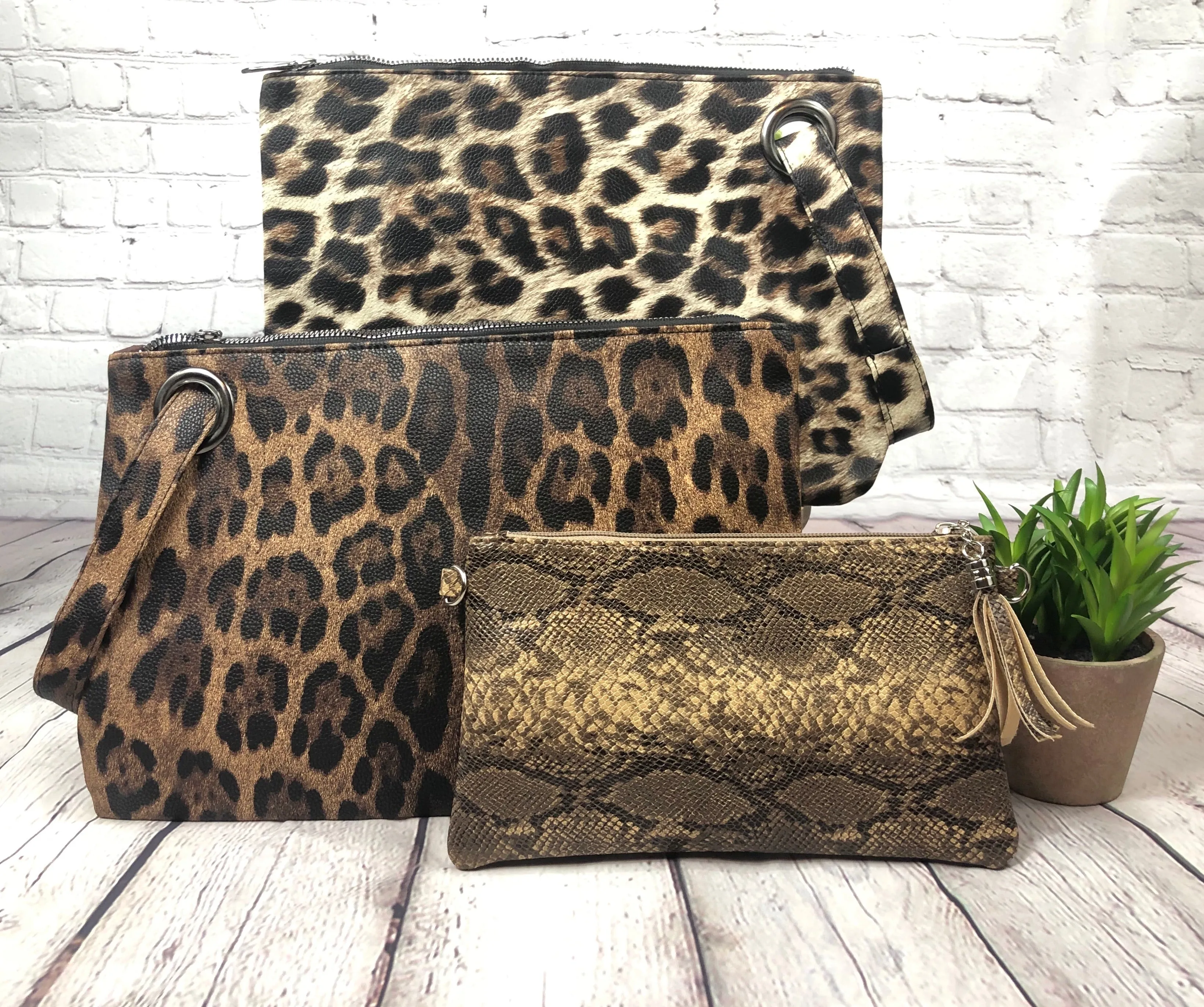 Animal Print Clutch Purse