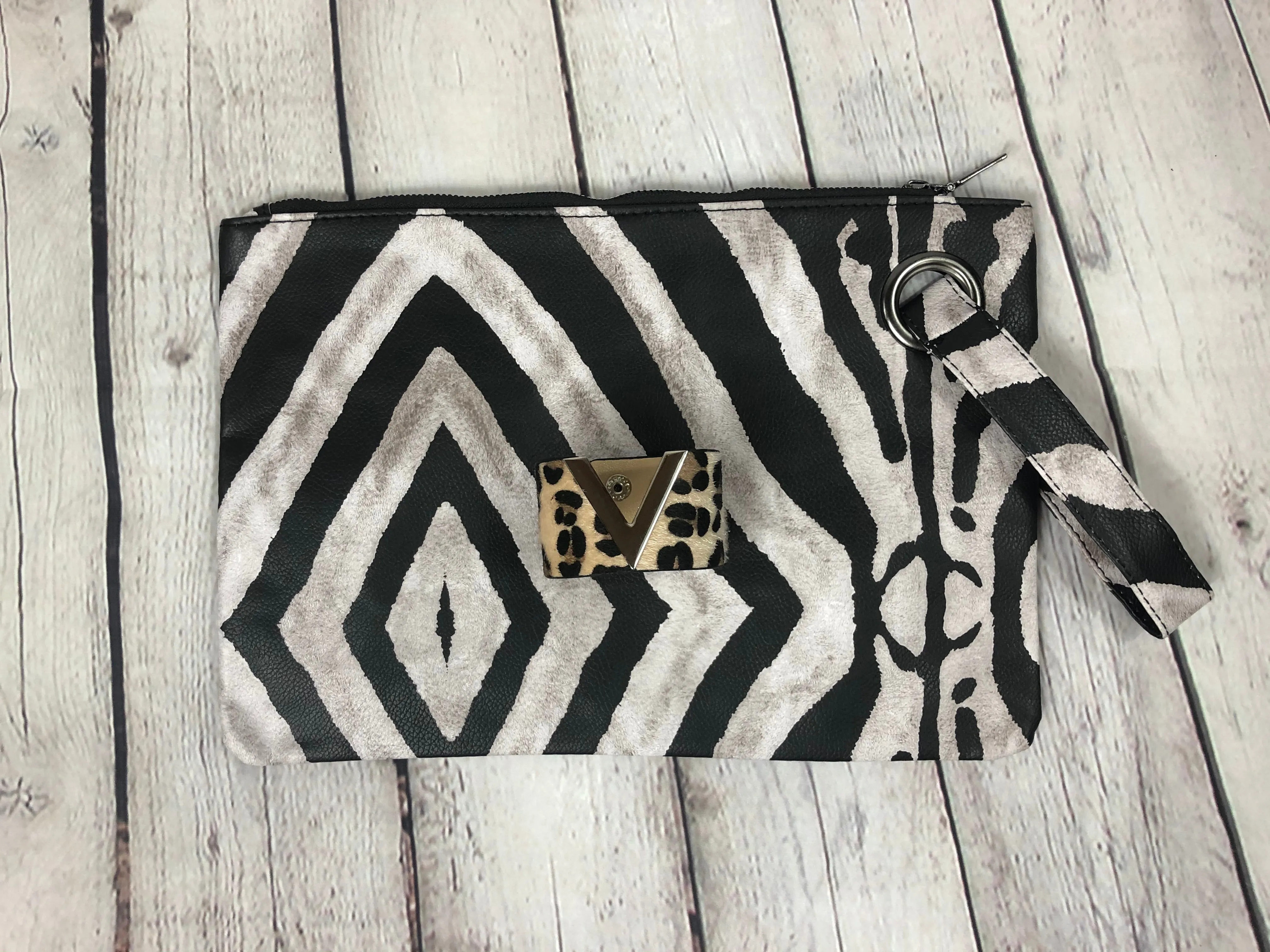 Animal Print Clutch Purse