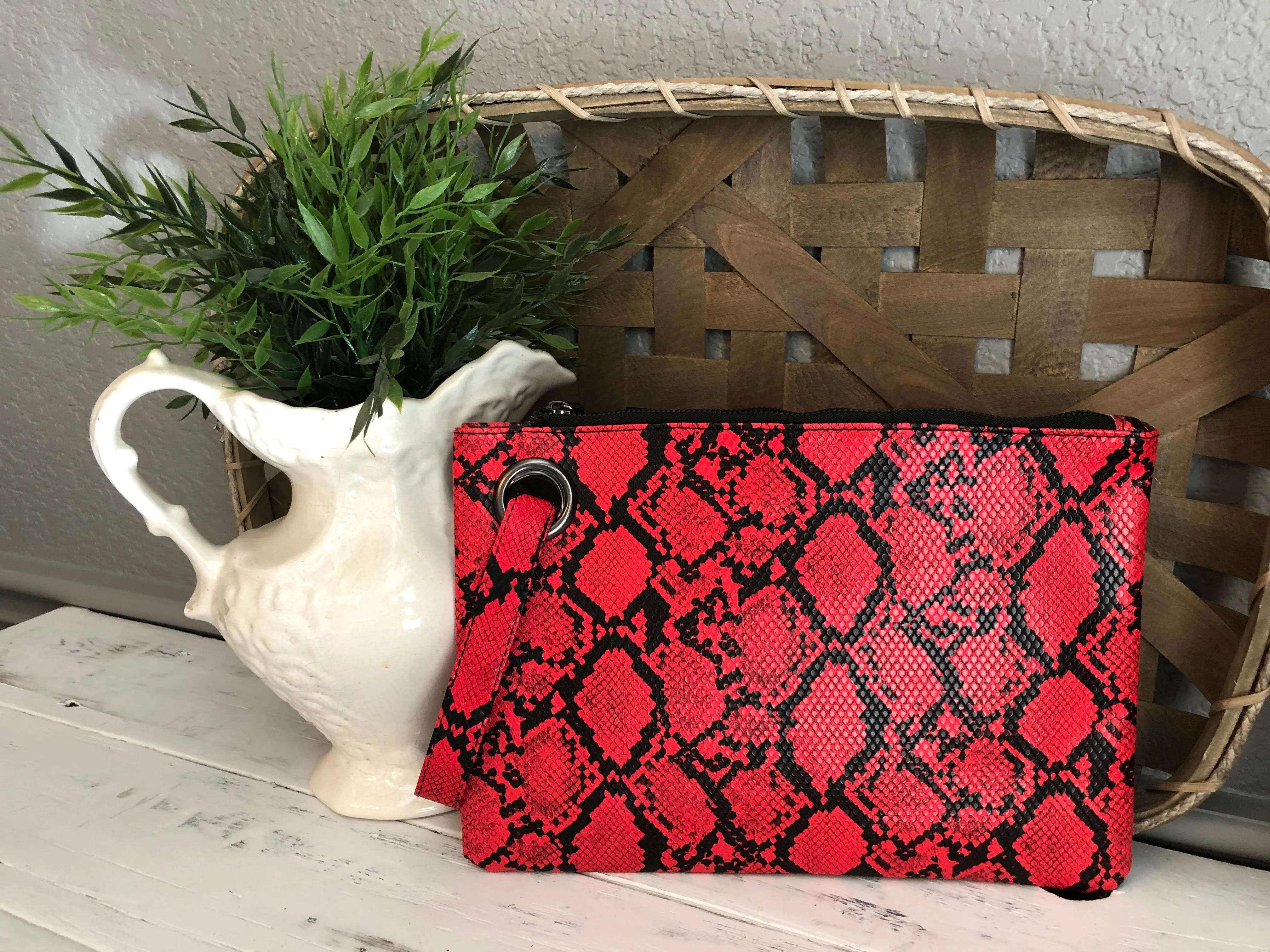 Animal Print Clutch Purse