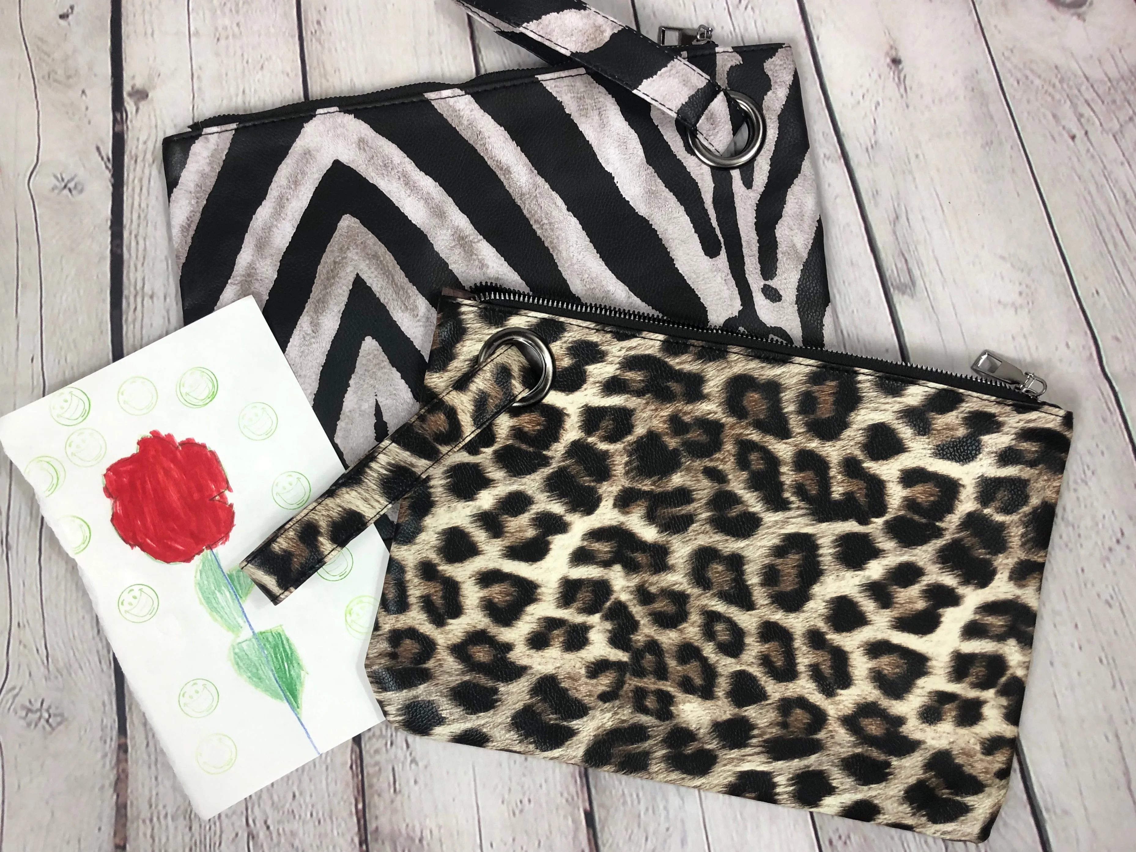 Animal Print Clutch Purse