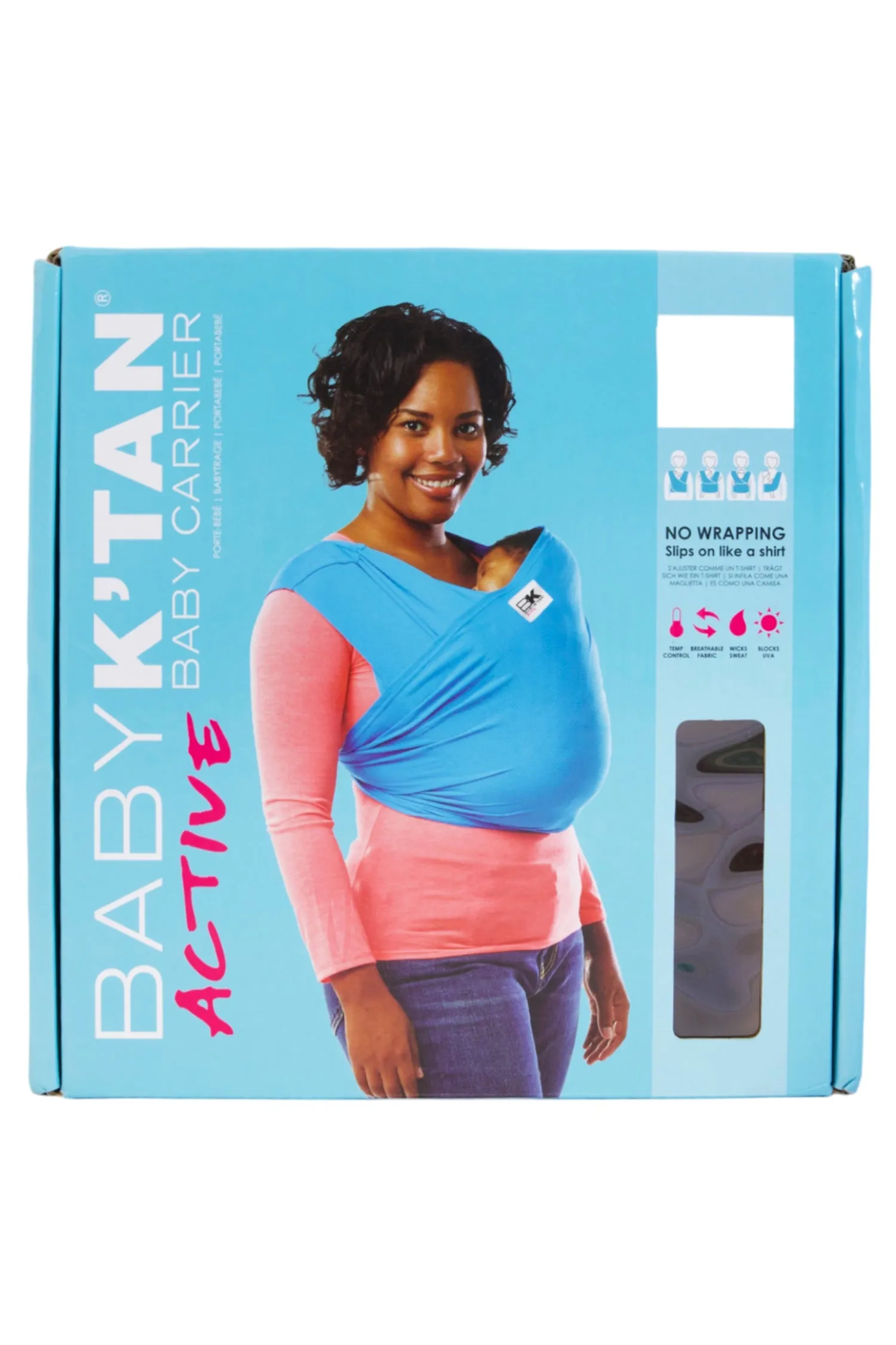 Baby K'tan Active Yoga Carrier - Heather Coral - XS