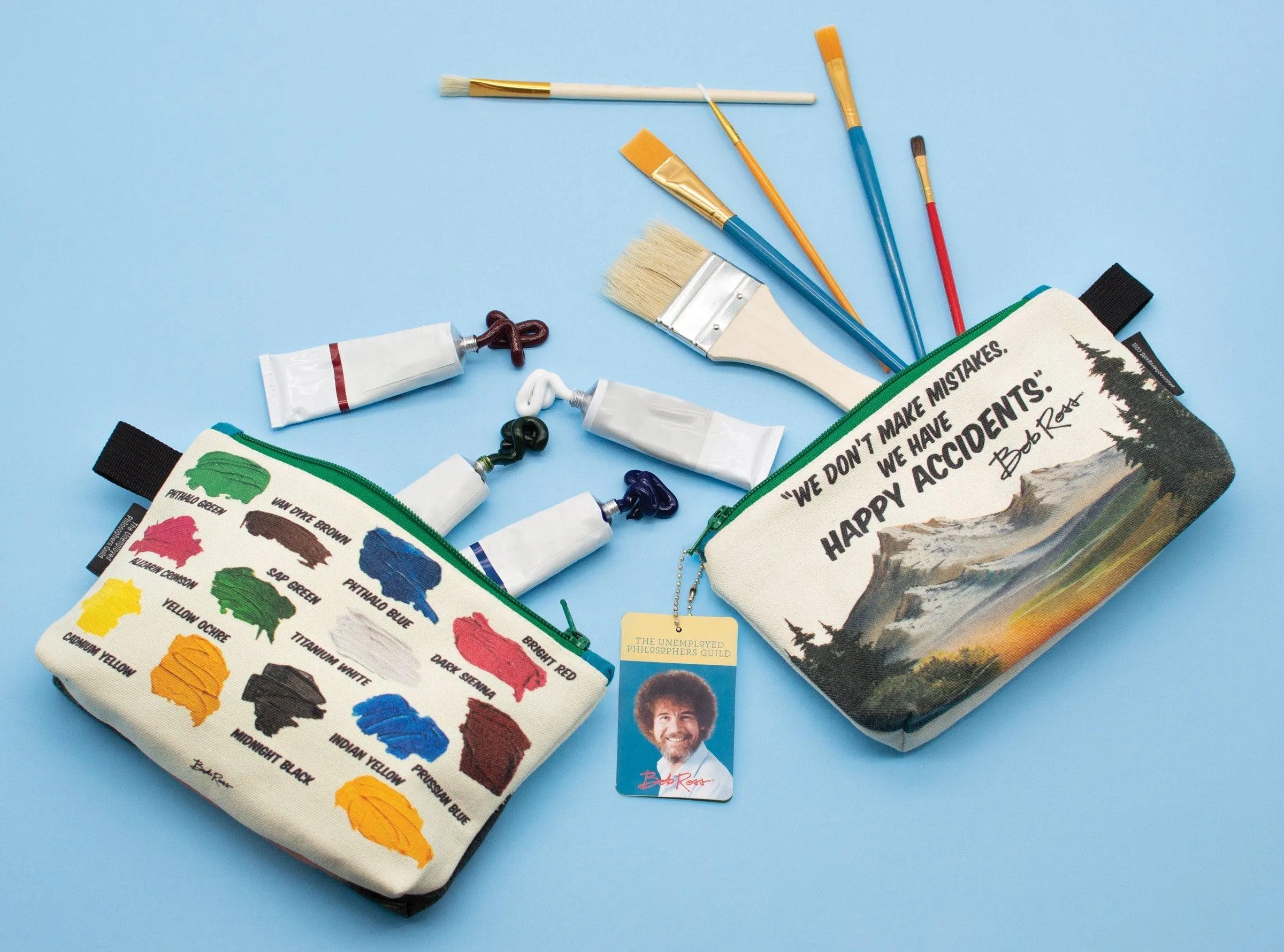 Bob Ross Zipper Bag