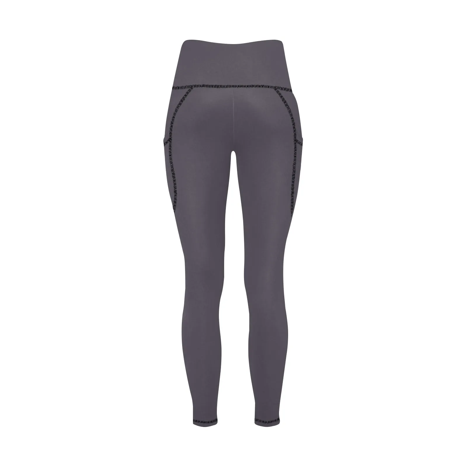 Charcoal Women's Athletic Leggings With Pockets