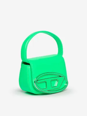 Diesel Girls Leather Logo Mini Bag in Green (9.5cm)