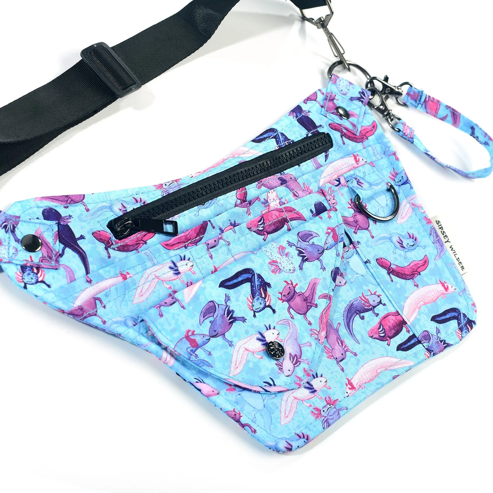 *DISCOUNTED* A Lotta Axolotls Tech Hip Bag