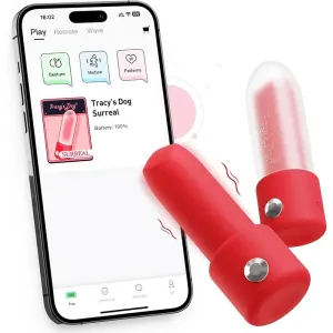 Discreet Lipstick Vibrator with App-Controlled Remote