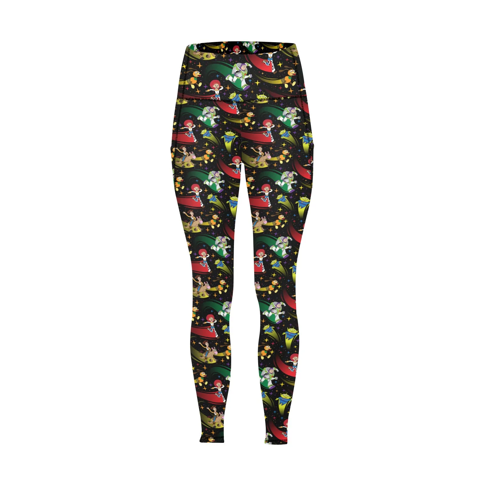 Disney Toy Story Roundup Women's Athletic Leggings With Pockets