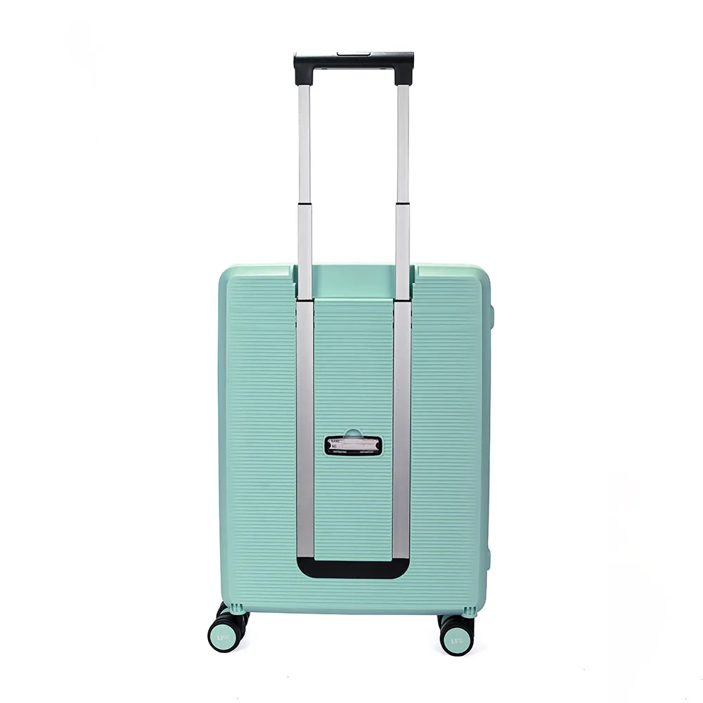 Foldable Hardcase Green Cabin Suitcase for Travel (20 inch-55 cm)