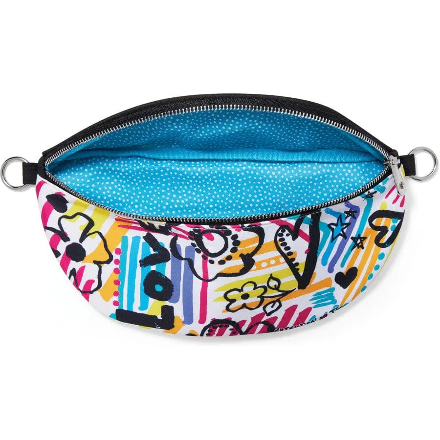 Graffiti Love Cross Body Belt Bag