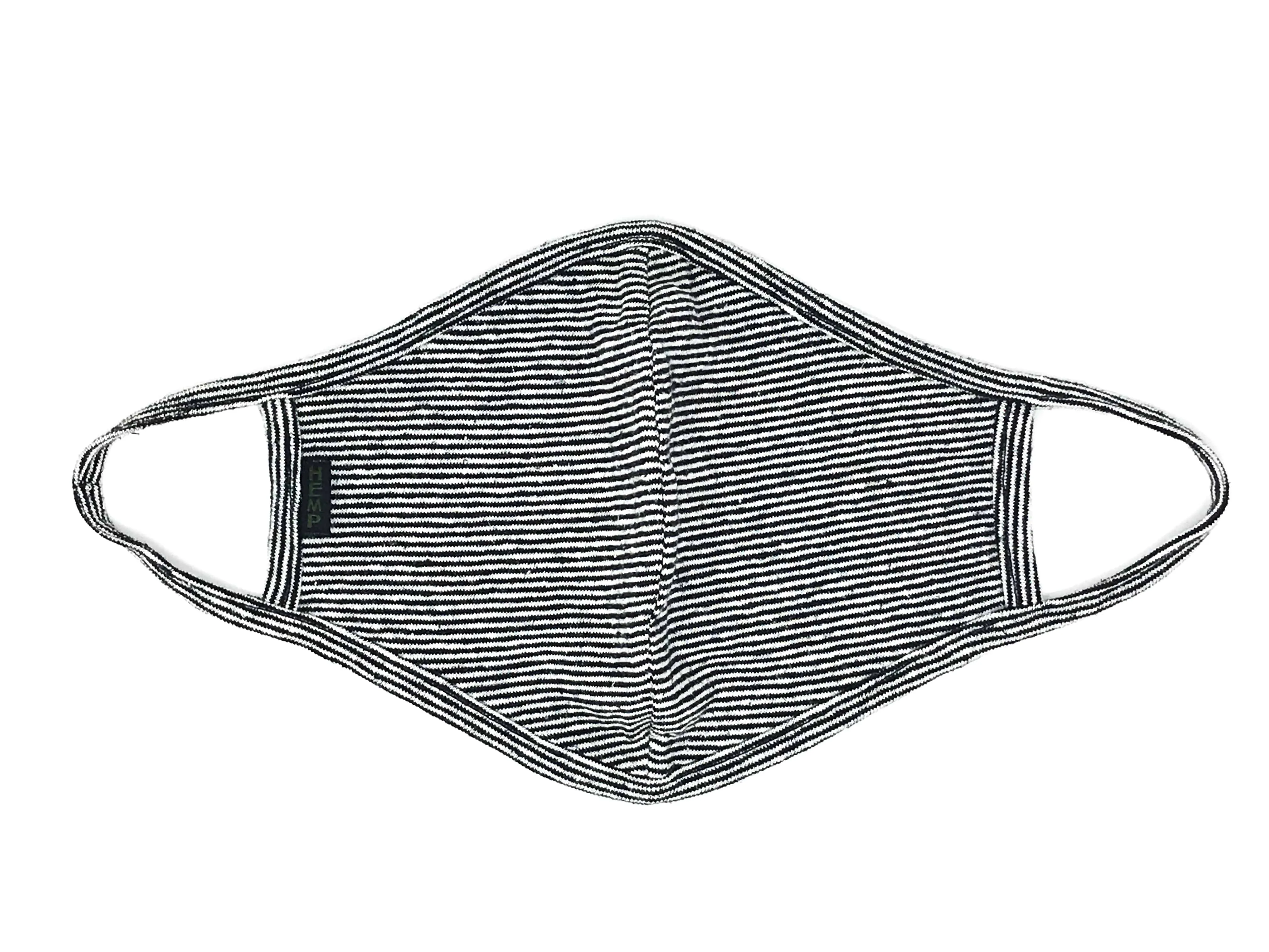 HEMP MICRO STRIPE FACE MASK