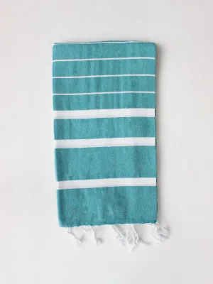 Ibiza Summer Hammam Towel, Sea Green