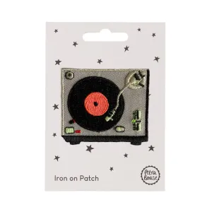 Iron on Patch - Record Player