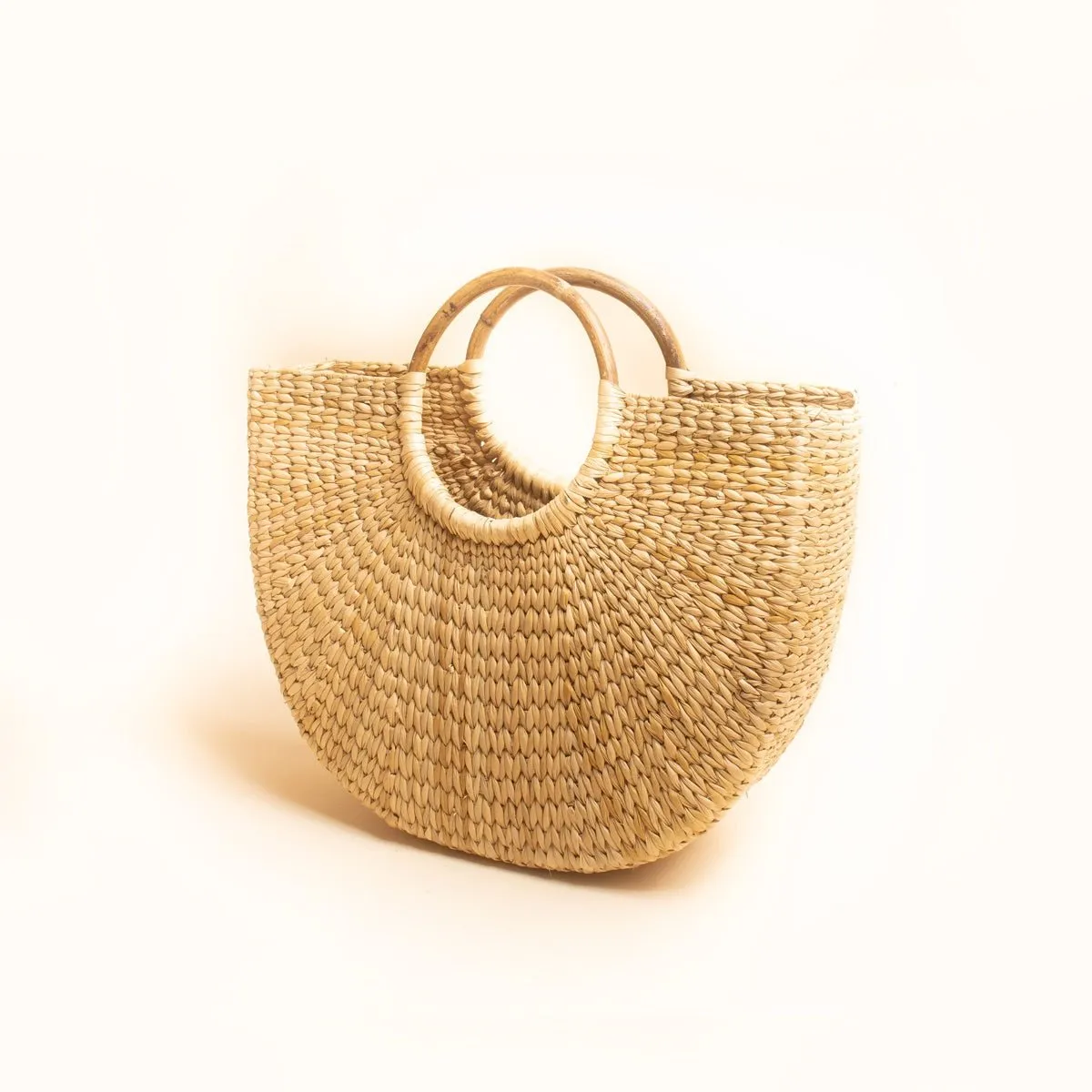 Kauna Grass U Shaped Tote Bag - Medium