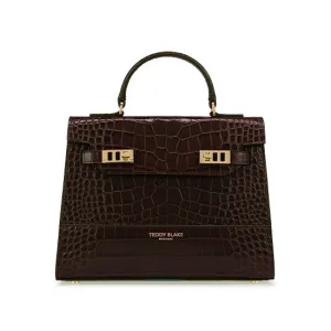 Kim Croco 11" - Dark Brown