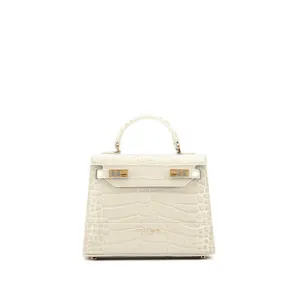 Kim Croco 9" - Cream