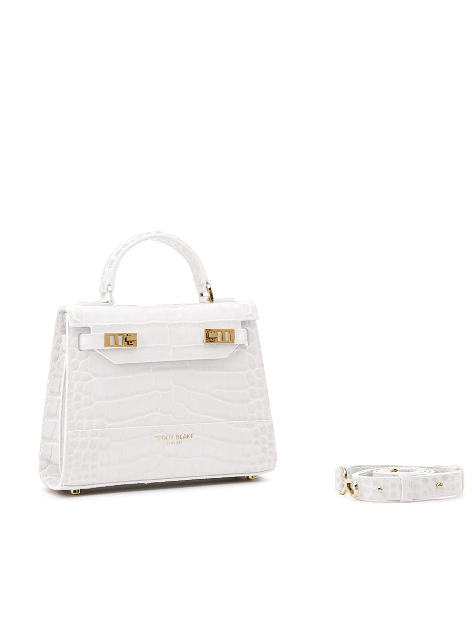 Kim Croco 9" - White