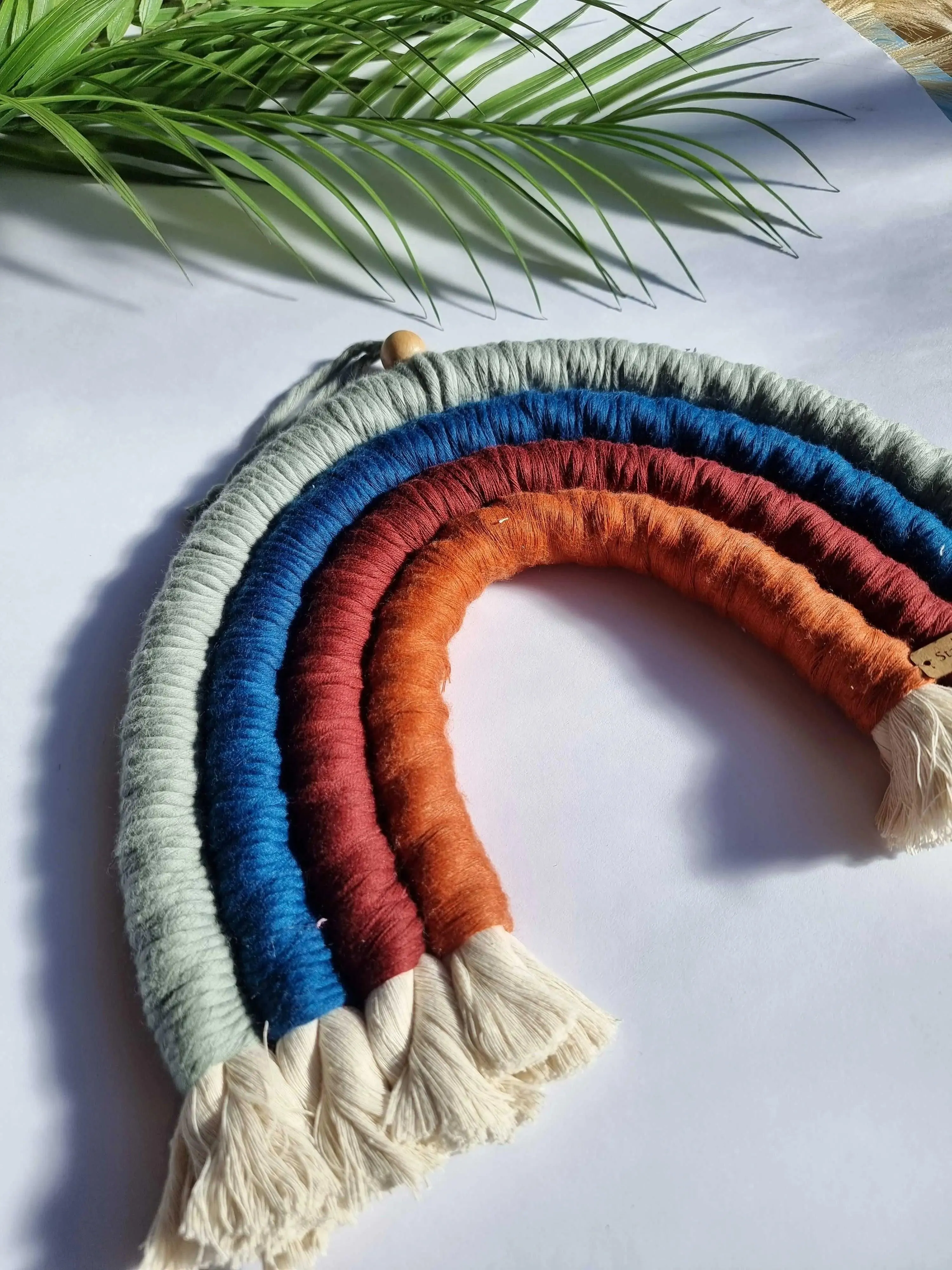 Large macrame wall hanging Rainbow Macrame Wall Hanging | Rainbow Decor