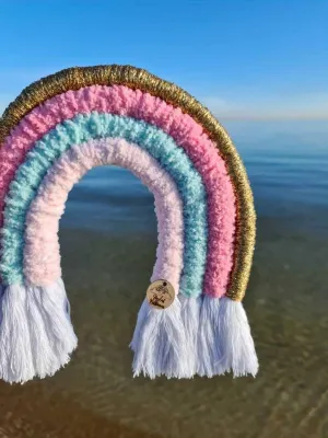 Large Rainbow Macrame Wall Hanging Rainbow Decoration -Large