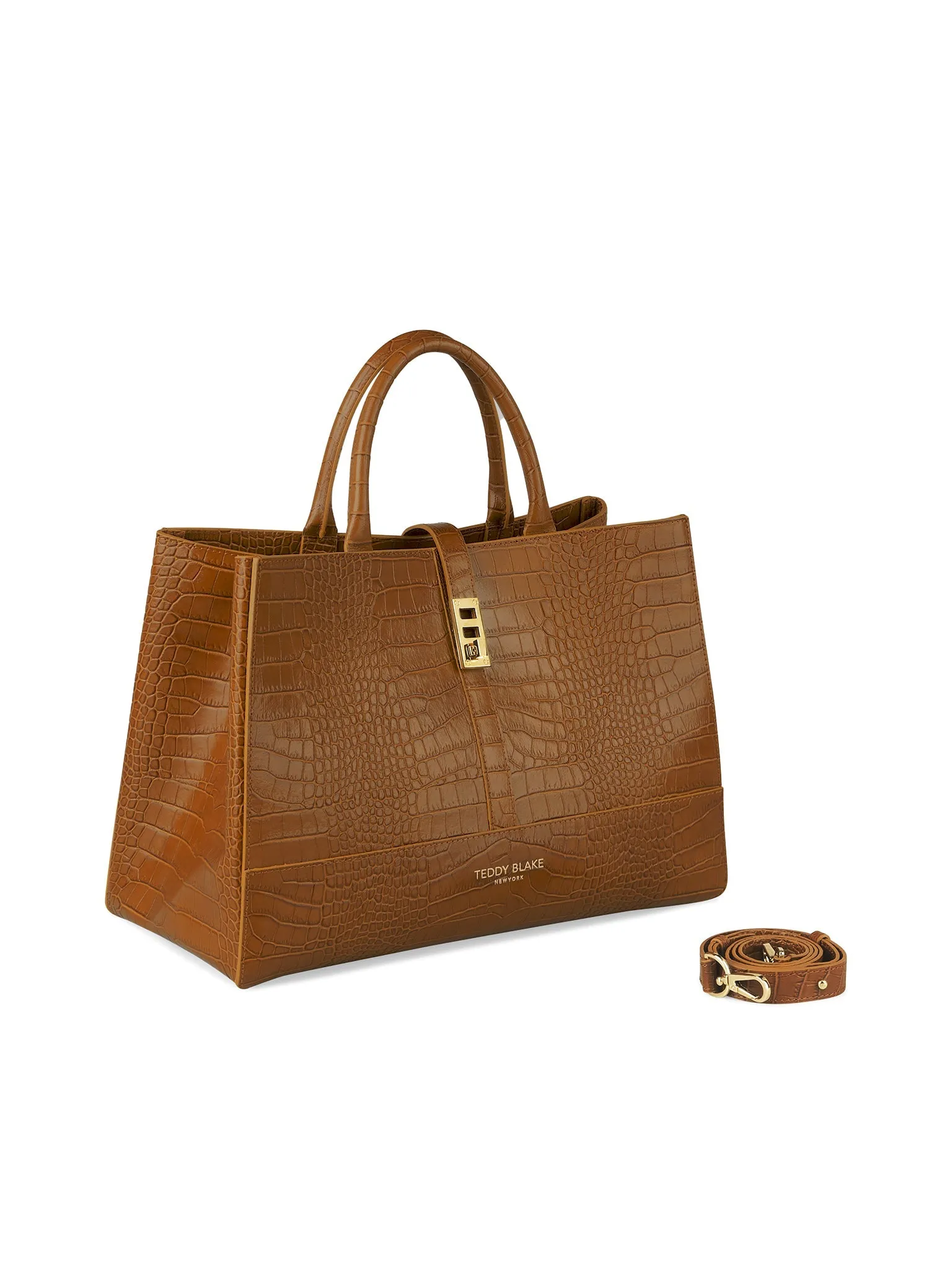 Lola Croco 15" - Camel Brown