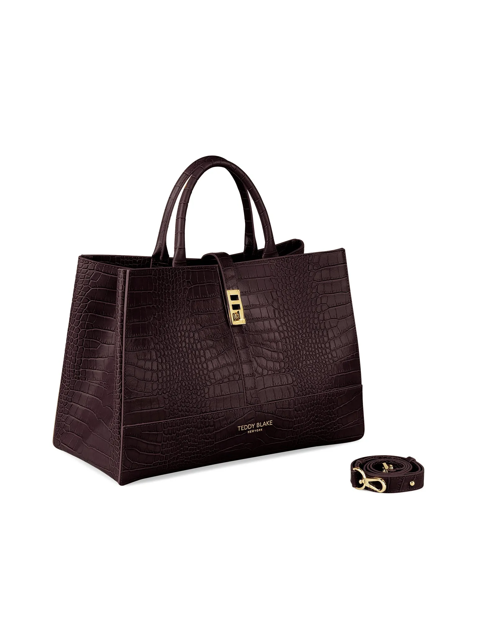 Lola Croco 15" - Dark Brown