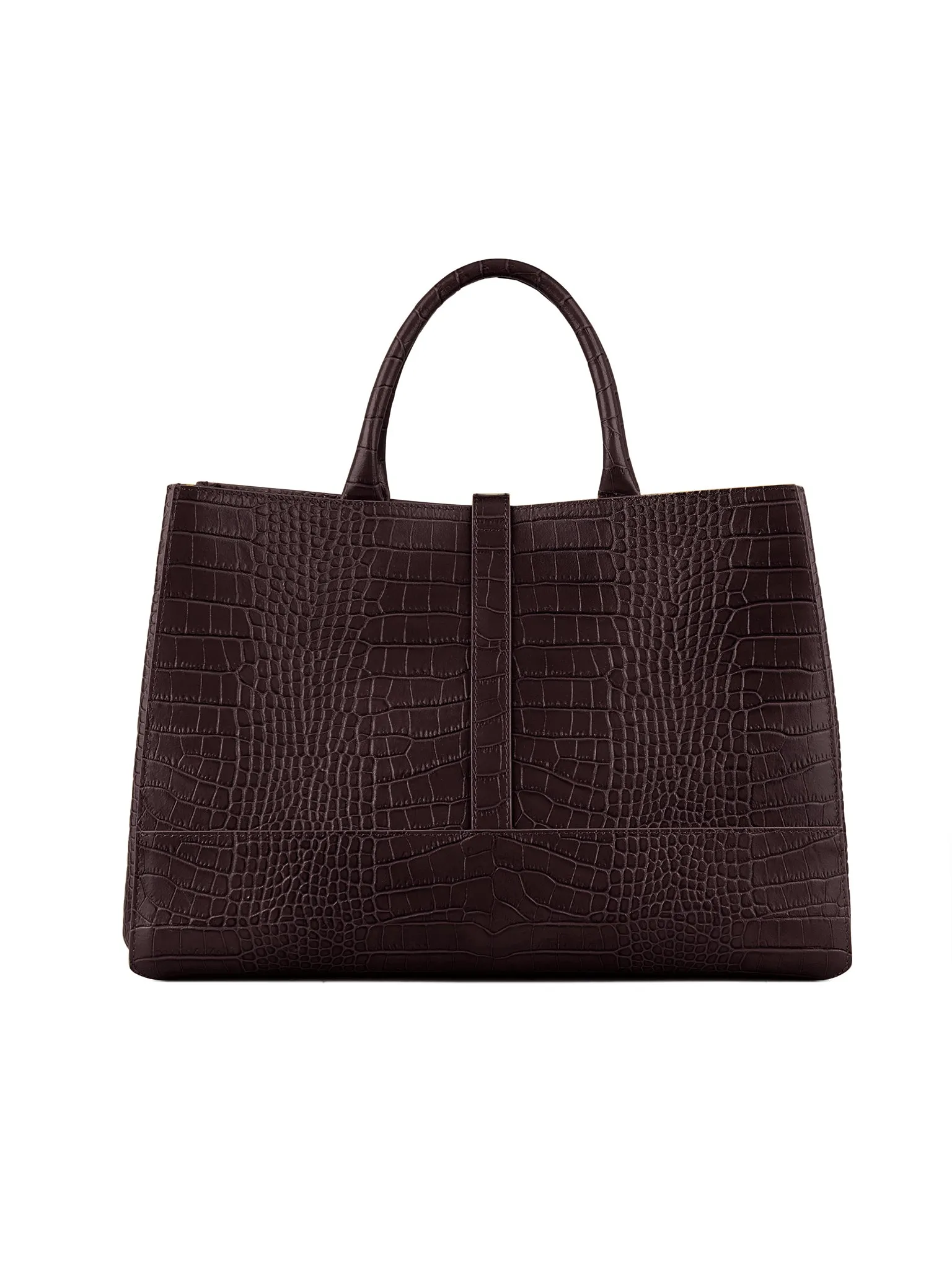 Lola Croco 15" - Dark Brown