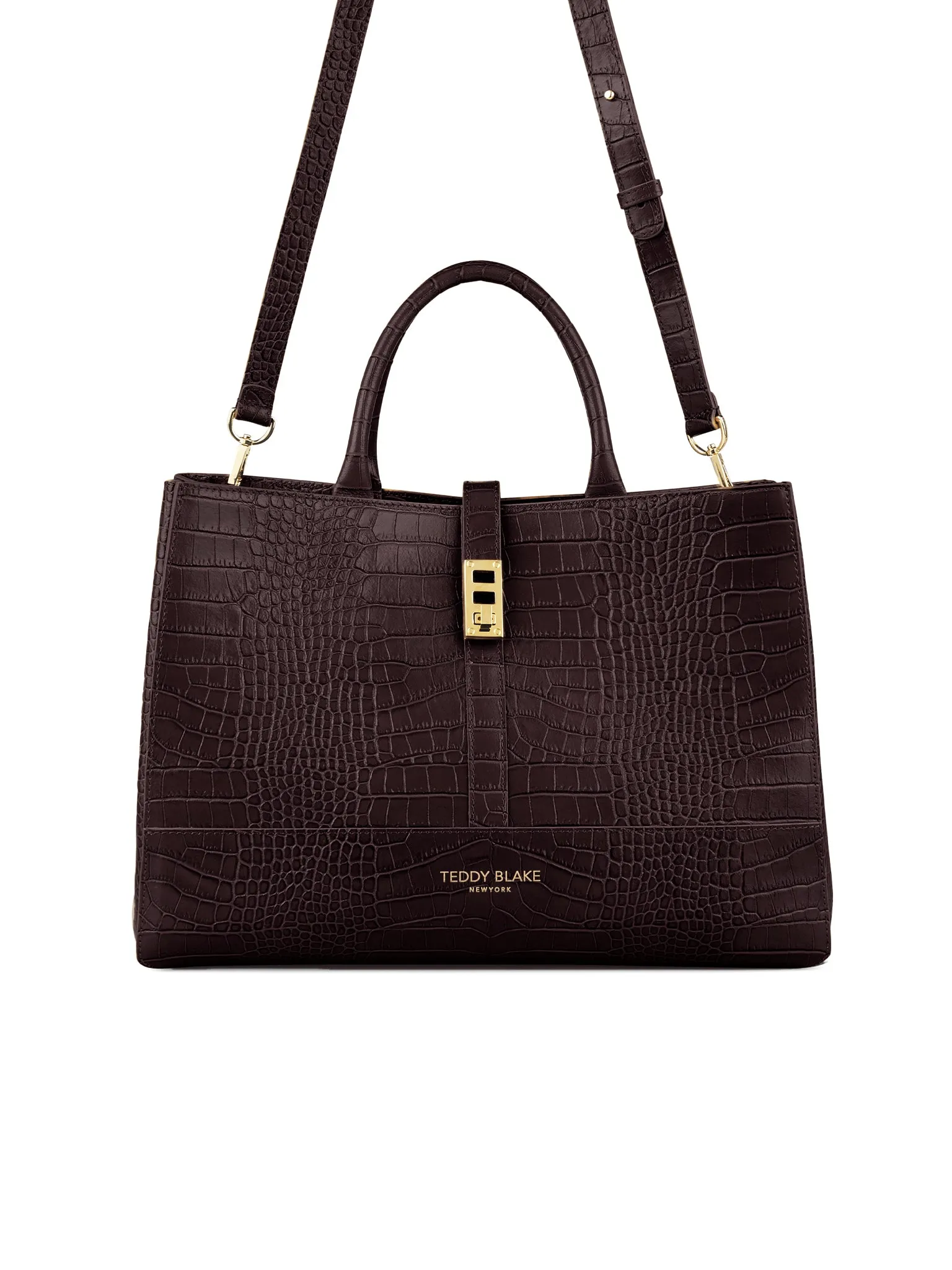 Lola Croco 15" - Dark Brown