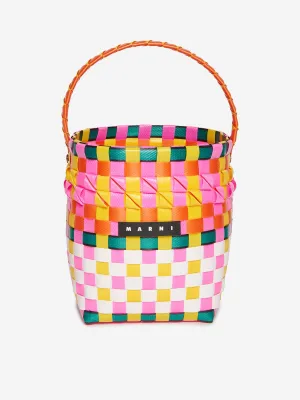 MARNI Girls Woven Pod Bag in Multicolour (16cm)