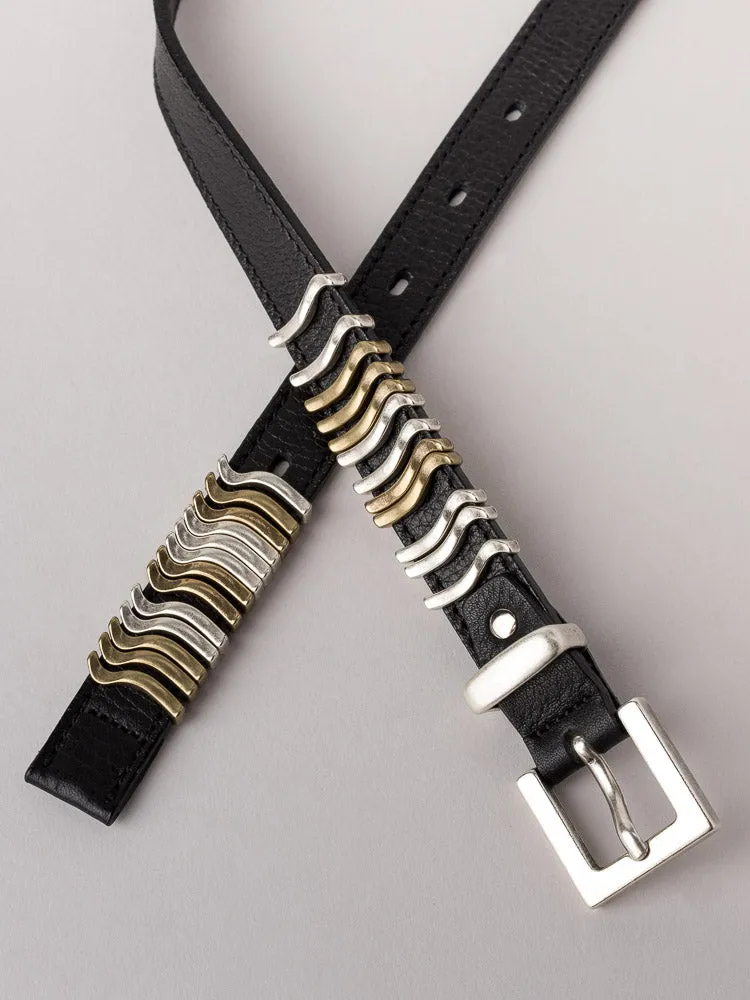 MINI RATTLE BELT Black Mix | Old tip