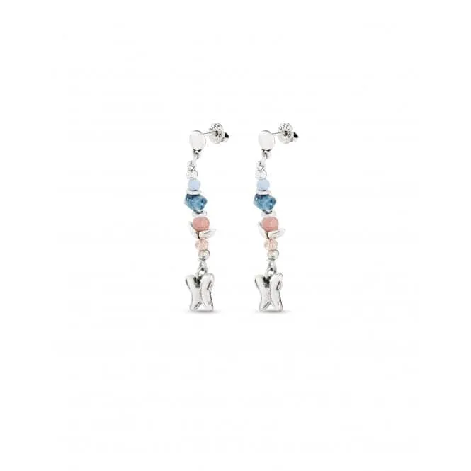 Multicoloured Crystal Metamorphosis Earrings PEN0924MCLMTL