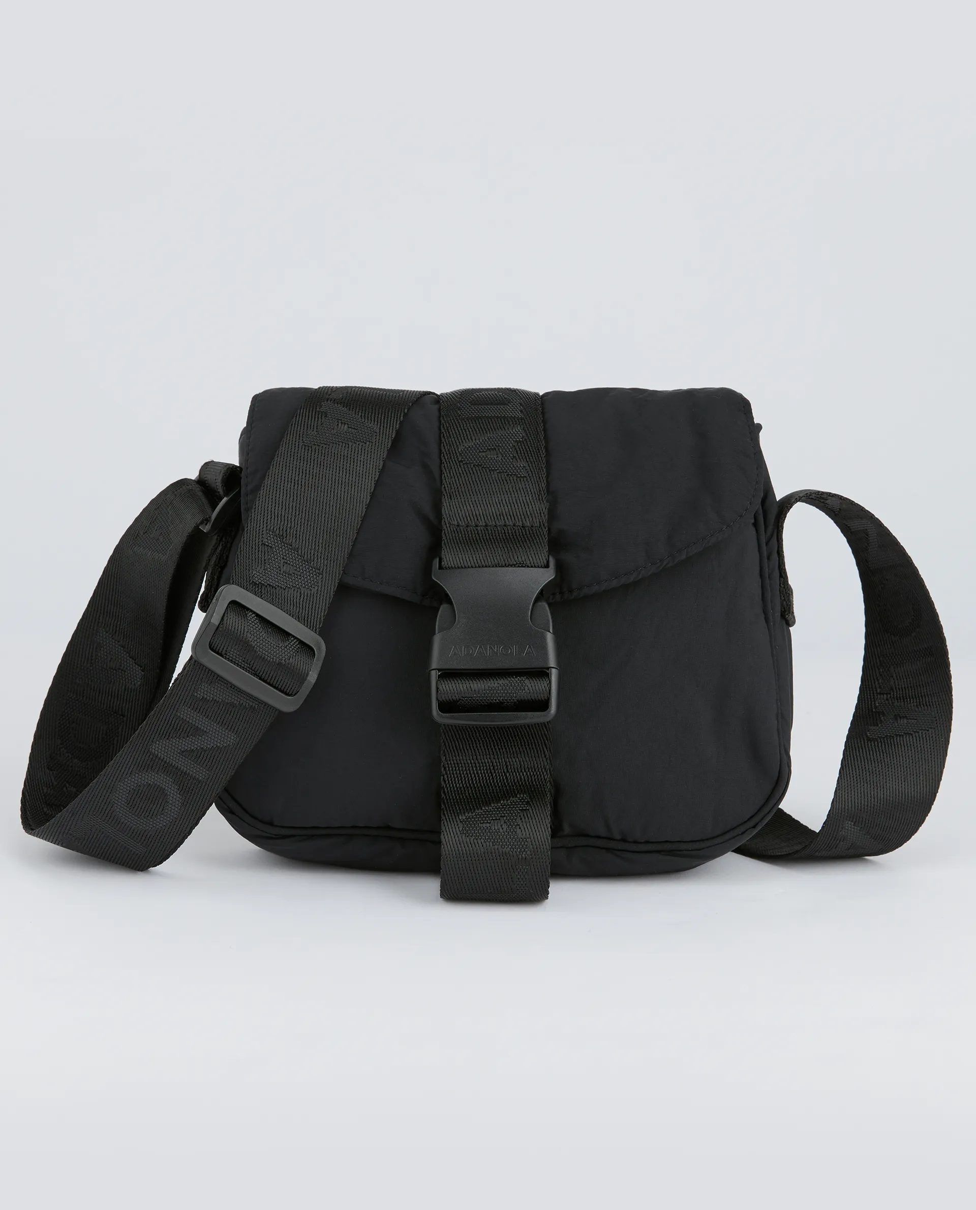 Nylon Buckle Bag - Black