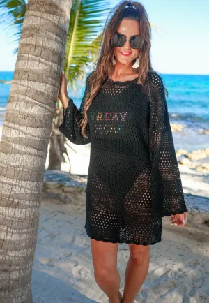 Out at Sea Crochet Coverup