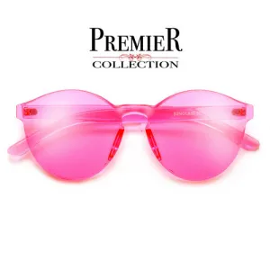 Premier Collection-Colorful Bright Frameless Bold Aesthetic Cat Eye Silhouette Sunnies