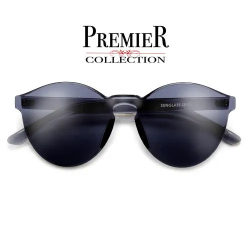 Premier Collection-Colorful Bright Frameless Bold Aesthetic Cat Eye Silhouette Sunnies