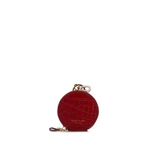 TB Coin Case Croco - Dark Red