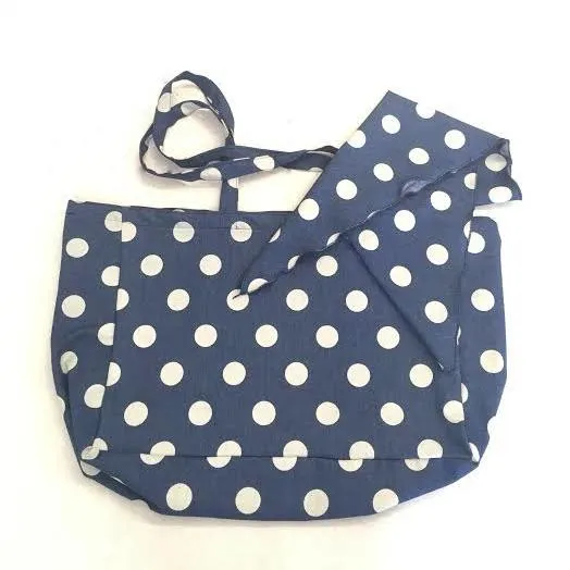 Women's Chemo Denim Dot Head Scarf