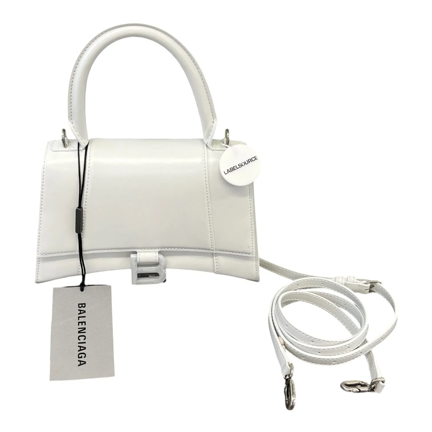 Women's Hourglass Small Handbag White